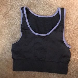 Fabletics Mesh Back Cropped Sports Bra